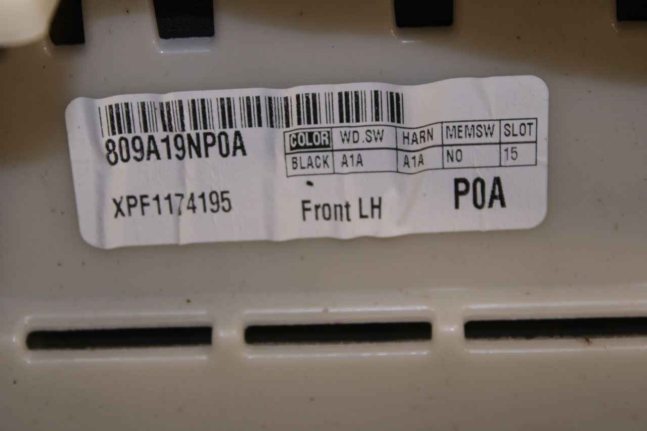 2018-2020 Infiniti QX60 Pure Front Left Driver Side Door Trim Panel 809A1-9NP0A - Alshned Auto Parts