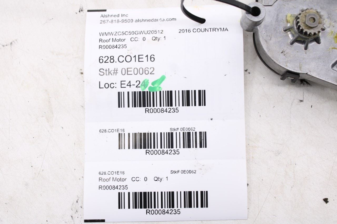 2010-16 Mini Countryman Cooper S Roof Power Sliding Glass Sunroof Motor 344867513