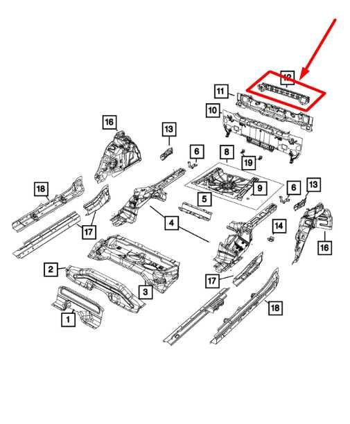 2015-2023 Jeep Renegade Rear Bumper Reinforcement Impact Bar 68455619AA OEM - Alshned Auto Parts