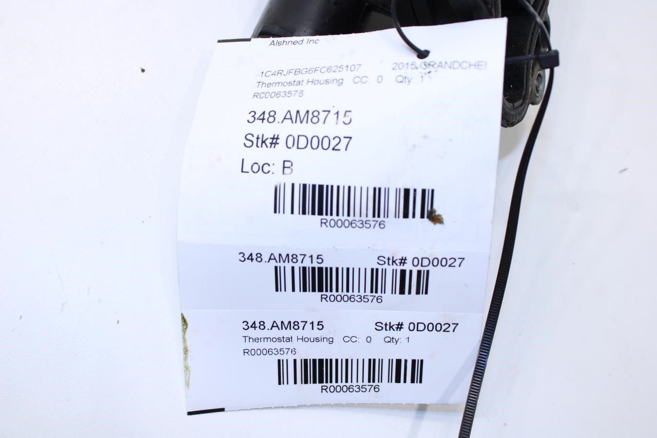 2011-2015 Jeep Grand Cherokee 3.6L Engine Coolant Crossover Thermostat Housing - Alshned Auto Parts