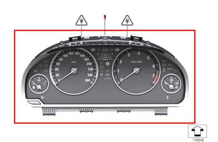 2010-13 BMW 535i 3.0L Speed Gauge Instrument Cluster 89K Mileage 62109358979 OEM - Alshned Auto Parts