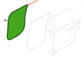 15-26 Ford F150 Crew Cab Rear Left Side Door Weatherstip On Body KL3Z-16253A11-A - Alshned Auto Parts