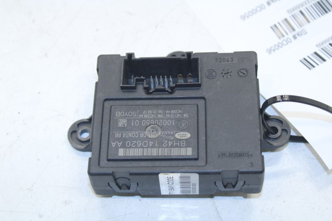 2012-2013 Jaguar XF Portfolio RR LH Side Door Control Module BH42-14D620-AA OEM - Alshned Auto Parts