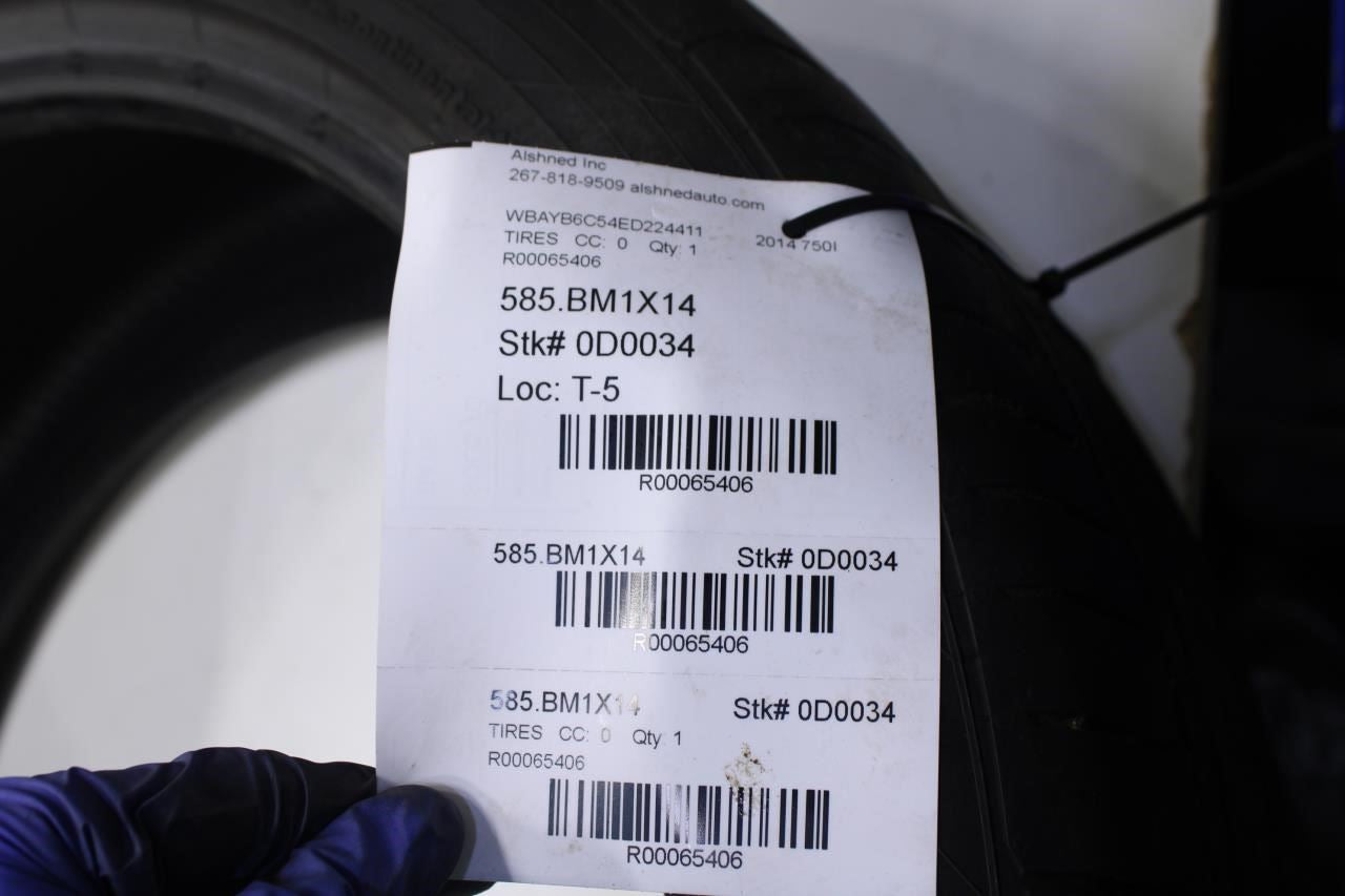 2021 Tire Continental ContiSportContact 5 SSR 255/40R19 96W R65406 - Alshned Auto Parts