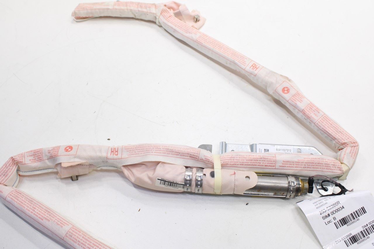 2010-2015 BMW 750I xDrive Right Side Roof Inflator Curtain Air Bag 85911027212 OEM - Alshned Auto Parts