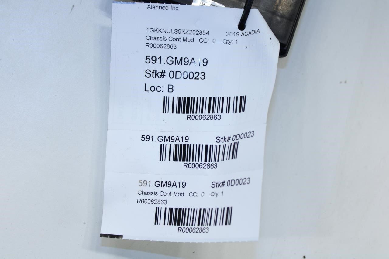 2018-2019 GMC Acadia SLT-1 Theft-Locking Keyless Entry Control Module 13523254 - Alshned Auto Parts