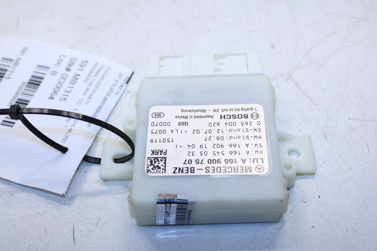 2010-2015 Mercedes-Benz ML350 Park Assist Parktronic Sensor Control Module - Alshned Auto Parts