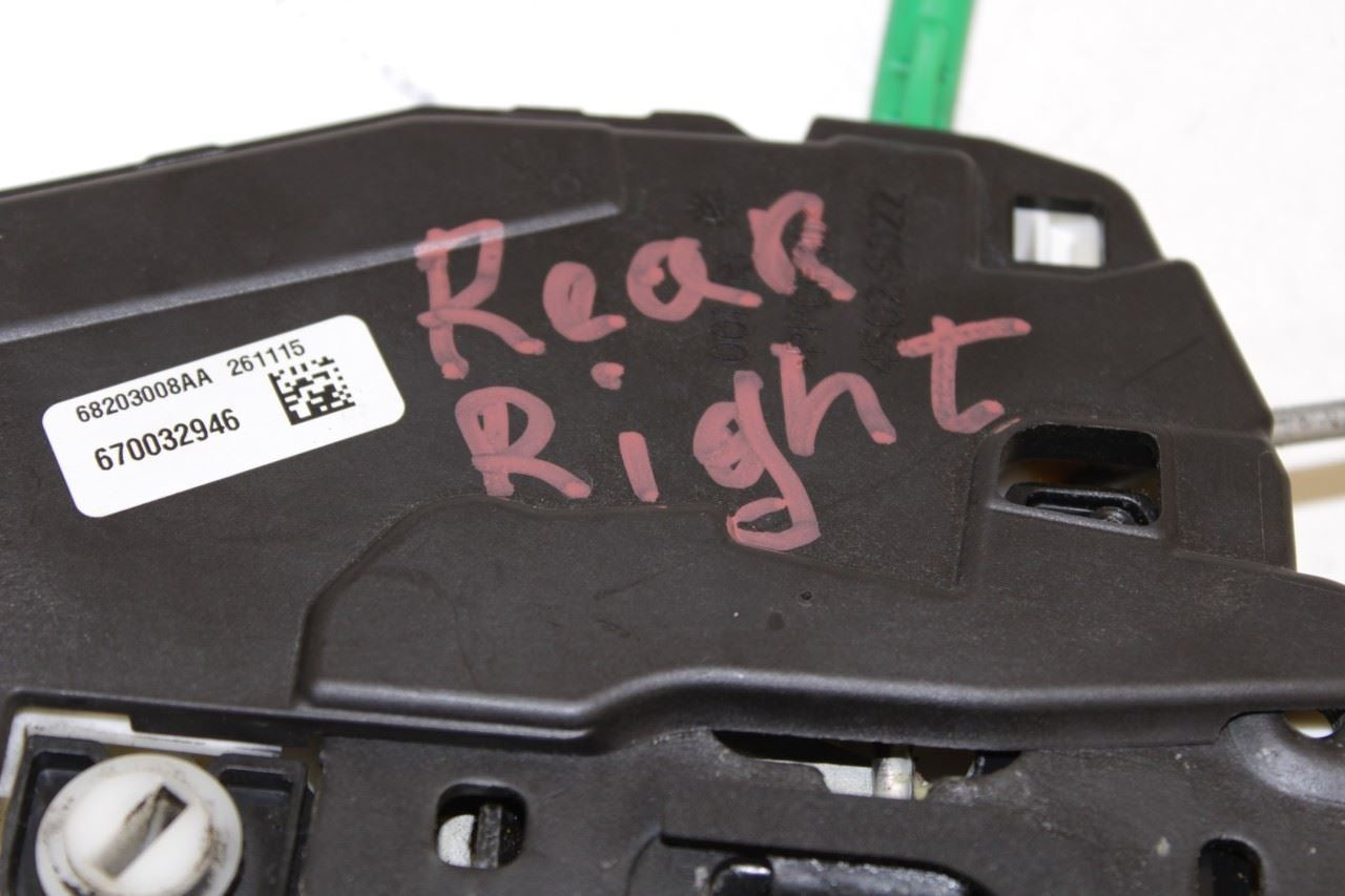 2016-17 Maserati Ghibli S Q4 Rear Passenger Right Side Door Lock Latch Actuator - Alshned Auto Parts