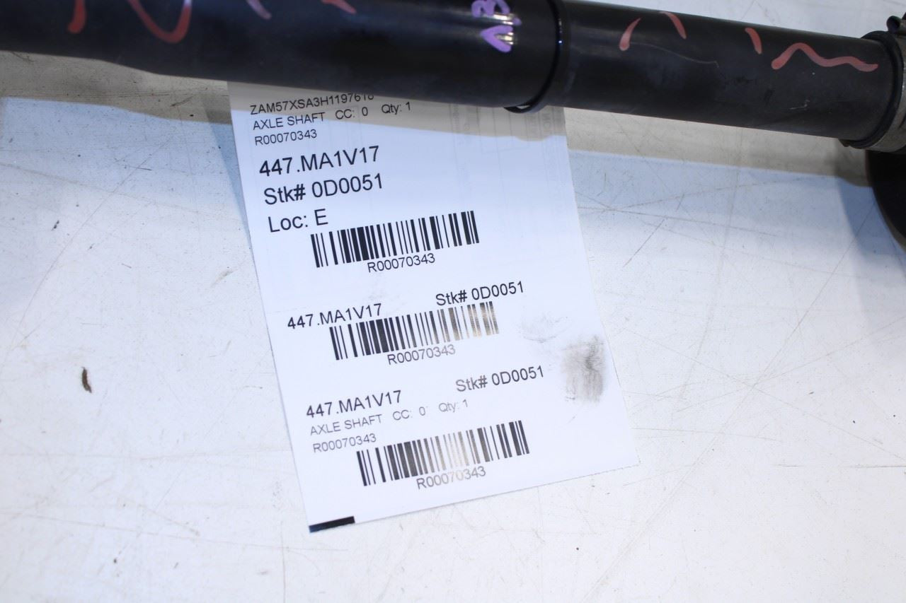2017-2021 Maserati Ghibli RWD Rear Left Side CV Axle Drive Half Shaft 670035262 - Alshned Auto Parts