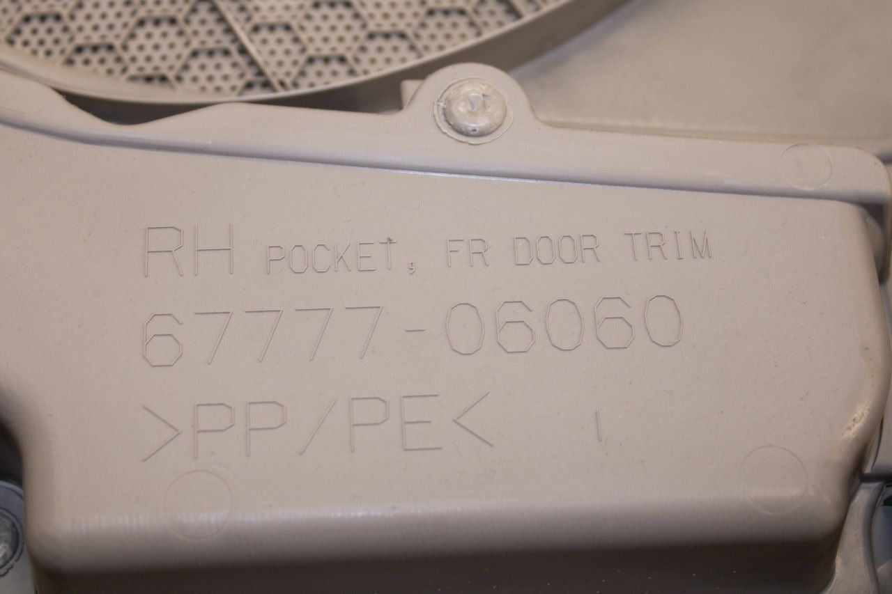 2009-2011 Toyota Camry LE Front Right Passenger Door Trim Panel 67777-06060 OEM - Alshned Auto Parts