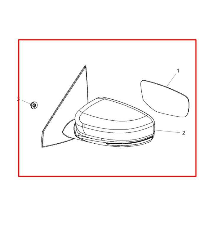 2013-2015 Dodge Dart 2.0L Driver Left Side Rear View Mirror 1TA111X8AG OEM1