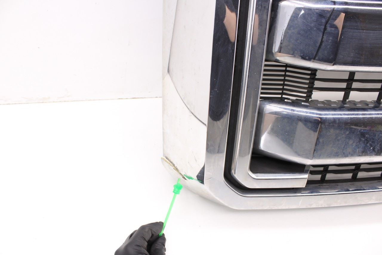 2011-16 Ford F250 Lariat Crew Cab Front Radiator Grille Chrome w/ Emblem *ReaD* - Alshned Auto Parts