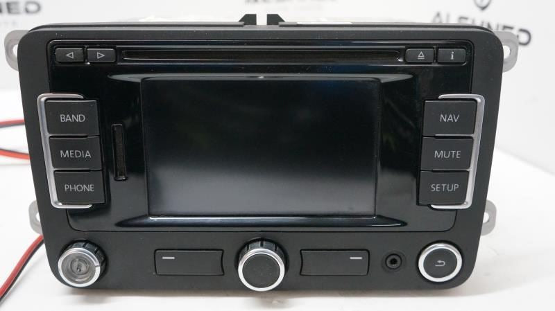 12-17 Volkswagen Jetta Navi Radio Faceplate Control w Receiver and Display *ReaD4