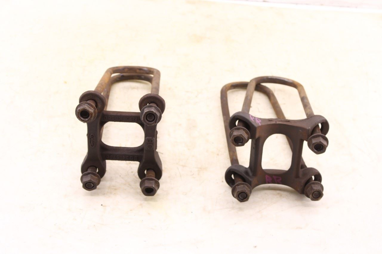 2014-18 Ford F250 Lariat 4WD Rear Right Left Leaf Spring U-Bolt Mount Plate Set - Alshned Auto Parts