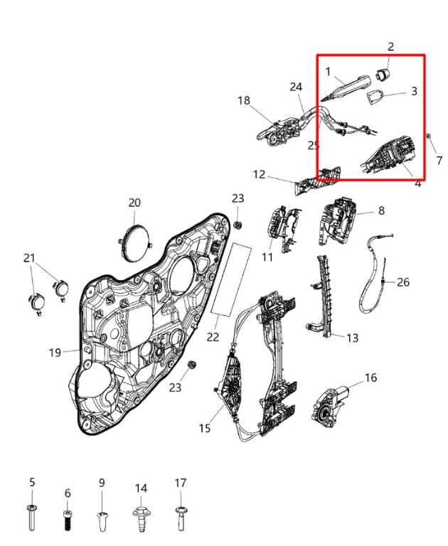 14-23 Jeep Cherokee Latitude 3.2L 4WD Rear Driver Left Side Door Exterior Handle - Alshned Auto Parts
