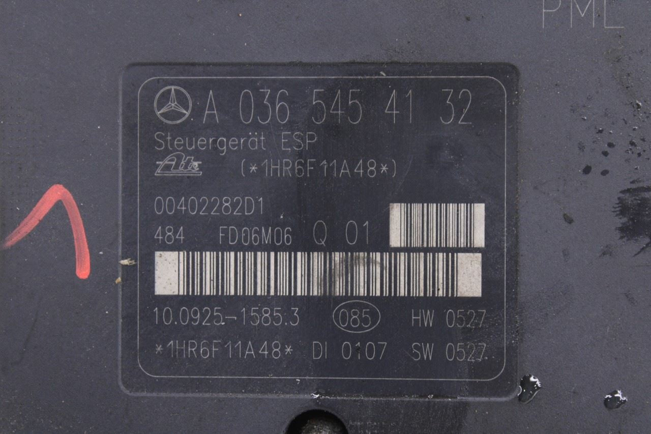 2006-2009 Mercedes-Benz CLK 350 3.5L ABS Anti Lock Brake Pump Control Module OEM6