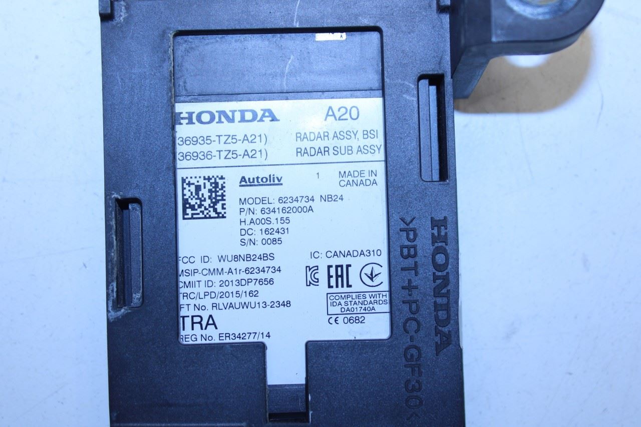 2017-2019 Acura MDX Advance Rear Left Blind Spot Detection Radar Sensor Module - Alshned Auto Parts