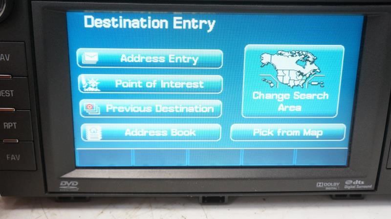 2011 Cadillac DTS AM FM CD MP3 Radio Receiver Navigation 25993432 OEM *UNLOCKED* - Alshned Auto Parts