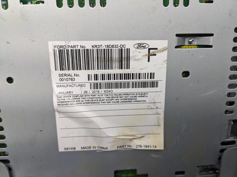 2019-2023 Ford Mustang Audio Radio Stereo Receiver KR3T-18D832-DC OEM9