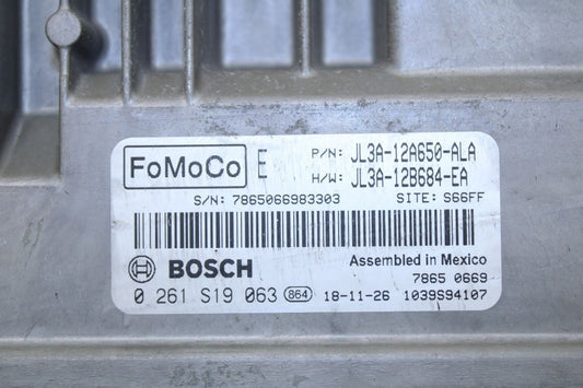 2018-2020 Ford F150 XL Super Cab 2.7L Engine Computer Control Module ECU ECM - Alshned Auto Parts