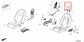 2022-2026 Honda Civic Sport 2.0L FWD Front Right and Left Side Seat Headrest Set - Alshned Auto Parts