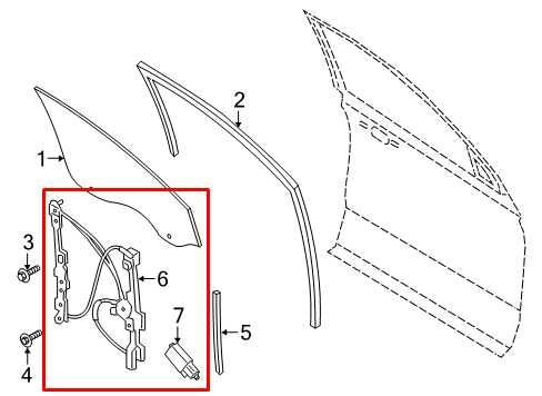 2018-26 Ford Expedition MAX XLT Front Right Side Door Window Regulator w/ Motor - Alshned Auto Parts