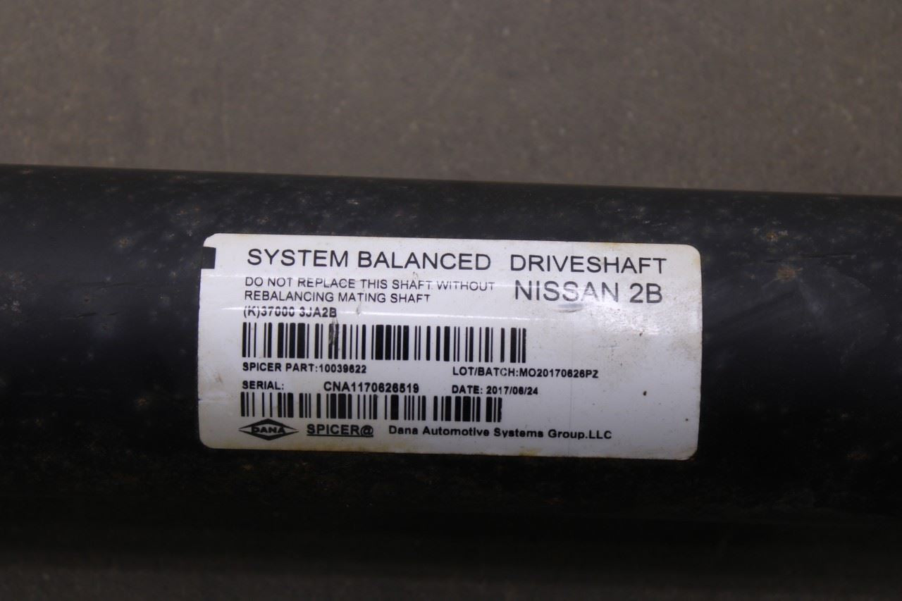 2014-2020 Infiniti QX60 AWD Rear Drive Shaft Propeller 37000-3JA2B OEM7