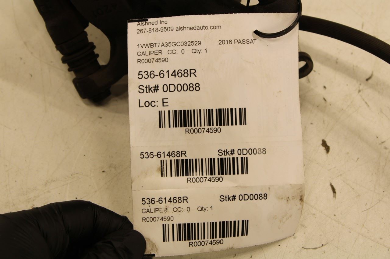 2015-2022 Volkswagen Passat SE Rear Right Side Brake Disc Caliper 5QM-615-424-A - Alshned Auto Parts