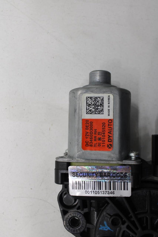 2016-2021 Hyundai Tucson Value Rear Right Door Power Window Motor 83460-D3000 - Alshned Auto Parts