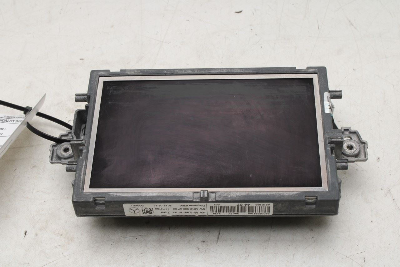 10-14 Mercedes-Benz E350 Sport 4Matic Dash Information Display Screen 2129004407 - Alshned Auto Parts