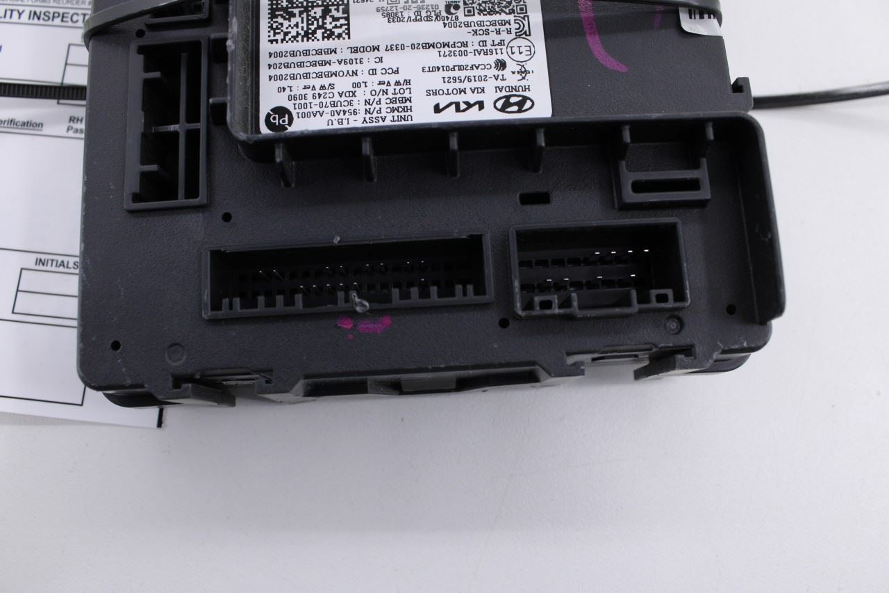 24-2025 Hyundai Elantra SE Body Computer Control Module BCM BCU 954A0-AA001 OEM - Alshned Auto Parts