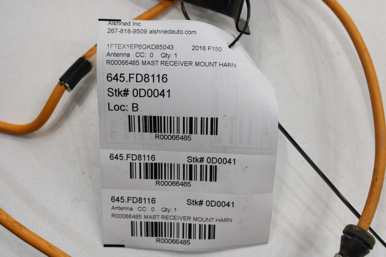 15-20 Ford F150 SuperCab Radio Antenna Mast Receiver w/ Cable GL3T-18A984-AC OEM - Alshned Auto Parts