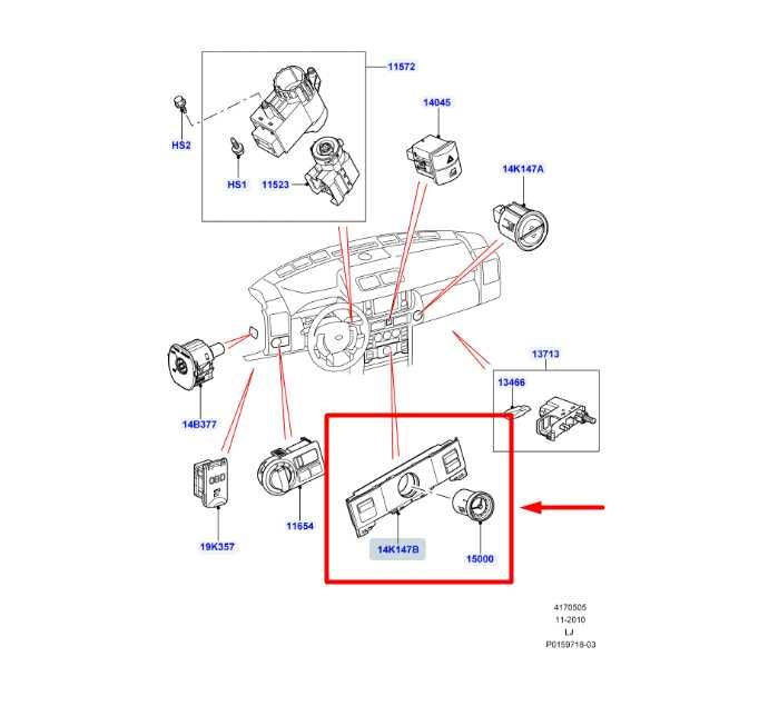 2007-09 Land Rover Range Rover Heated Cooled Seat Switch Control Panel YUL501270 - Alshned Auto Parts