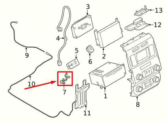 2018-2020 Ford F150 Dash Radio Receiver USB Wire Harness JL3T-14D202-BC OEM - Alshned Auto Parts