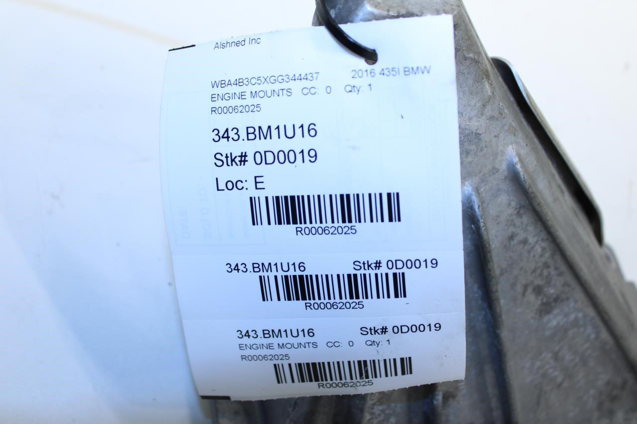 2015-16 BMW 435i Gran Coupe xDrive 3.0L Right Side Engine Support Mount Bracket - Alshned Auto Parts