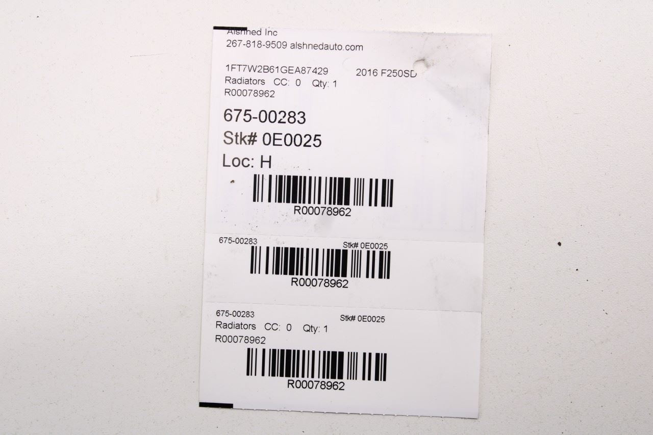 2011-16 Ford F250 Lariat Crew Cab 6.2L Radiator Cooling Lower and Upper Hose Set - Alshned Auto Parts