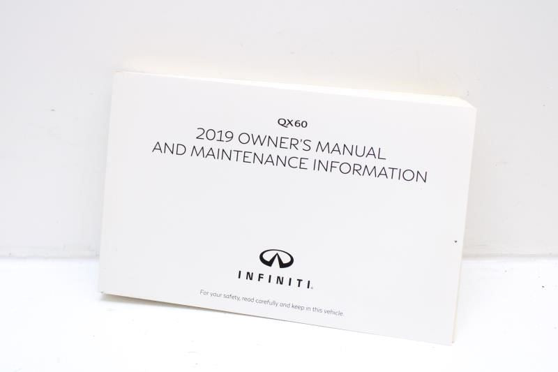 2019 Infiniti QX60 Owners Manual Set with Case OM19EA-0L50U0 OEM - Alshned Auto Parts