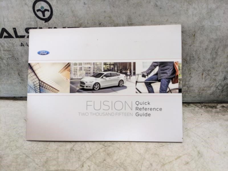 2015 Ford Fusion Owners Manual Set with Case FE5J-19A321-AB OEM - Alshned Auto Parts