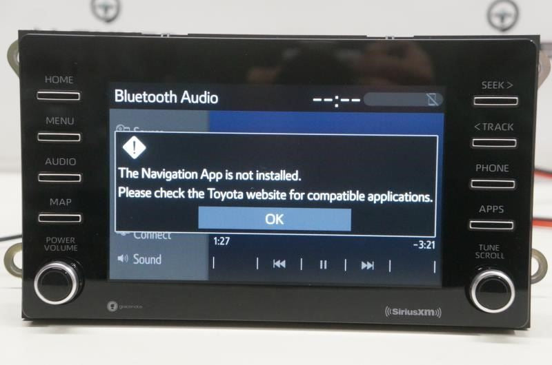 20-23 Toyota Tacoma Pioneer Navi Radio Faceplate Control w/ Receiver and Display4