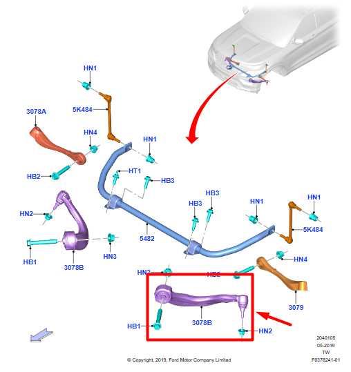 20-25 Ford Explorer 4WD Front Left Side Lower Control Arm LB5Z-3083-A OEM *ReaD* - Alshned Auto Parts