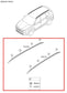 19-23 Hyundai Santa Fe SEL AWD RH and LH Side Roof Rail Luggage Carrier Rack Set - Alshned Auto Parts