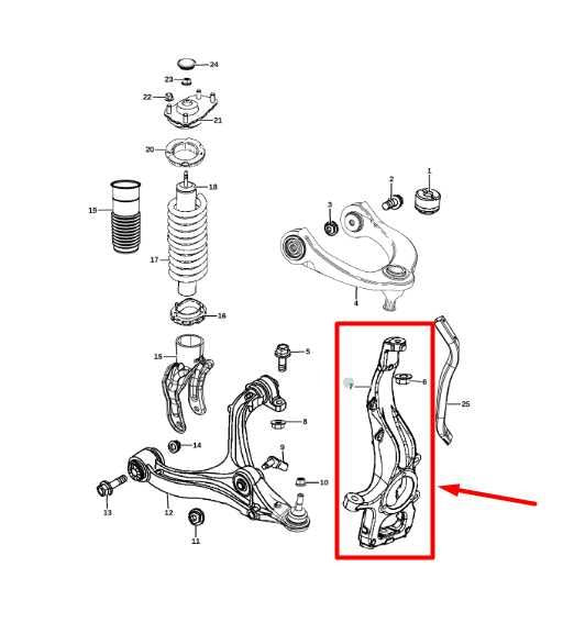 2017-2024 Dodge Durango Front Left Driver Side Spindle Knuckle Hub 4877659AD OEM - Alshned Auto Parts