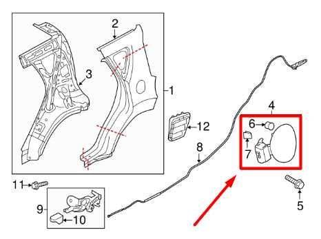 2014-2019 Kia Soul Fuel Filler Door Lid Cover w Cap 69510-B2000 OEM *ReaD* - Alshned Auto Parts