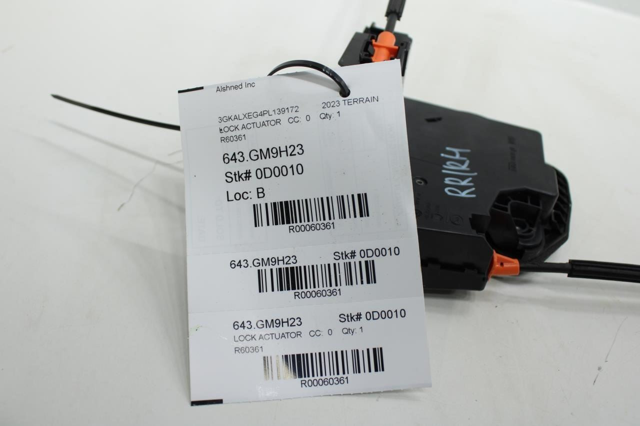 2018-2024 GMC Terrain Denali Rear Right Door Lock Latch Actuator 13546552 OEM - Alshned Auto Parts