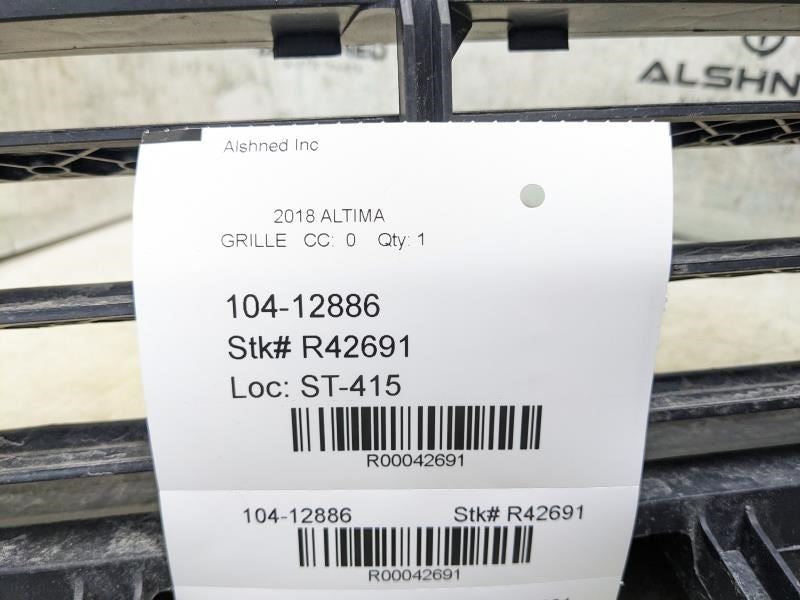 2017-2018 Nissan Altima Lower Radiator Grille 623309HS0B OEM