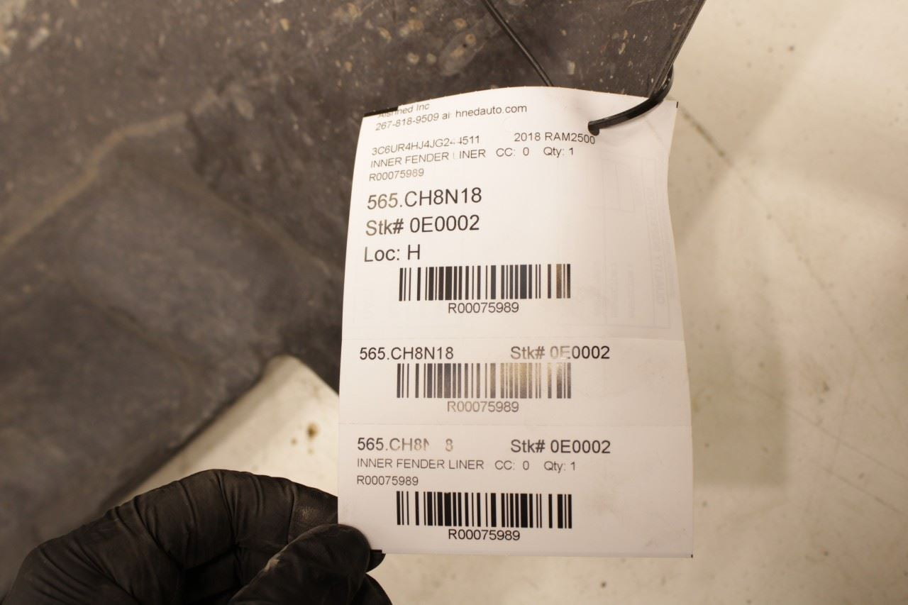 2014-18 RAM 2500 Tradesman Front Left Driver Side Wheelhouse Liner Splash Shield - Alshned Auto Parts