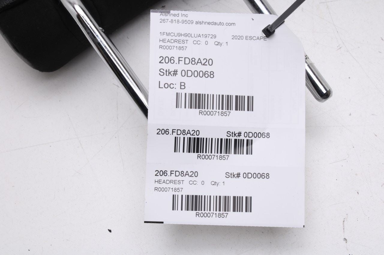 20-22 Ford Escape SEL Rear Right and Left Side 2nd Row Center Seat Headrest Set - Alshned Auto Parts