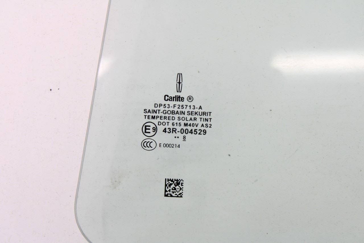 2013-2020 Lincoln MKZ Reserve Rear Left Side Door Window Glass DP53-F25713-A OEM - Alshned Auto Parts