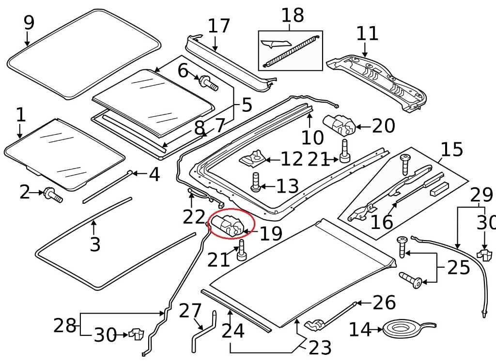 2011-2018 Porsche Cayenne Platinum Front Sunroof Sun Roof Motor 7P0959591B OEM - Alshned Auto Parts