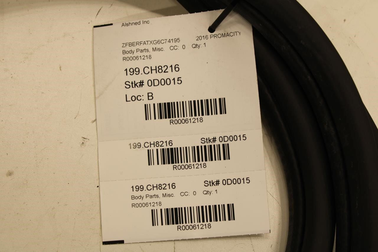 15-22 Ram ProMaster City Rear Right Sliding Door Opening Weatherstrip 68415148AA - Alshned Auto Parts